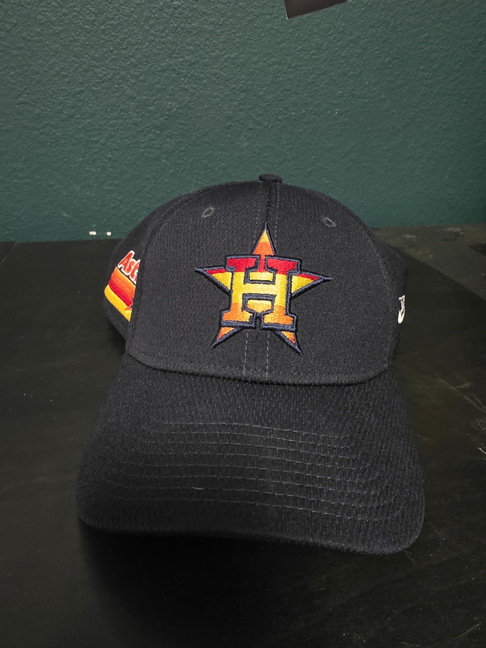 Houston Astros Black Hat with Retro Star H Logo